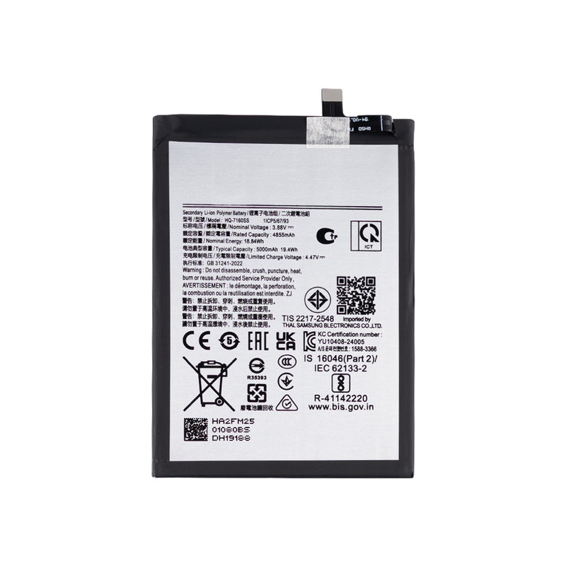 Samsung Galaxy A06 4G A065F, 5G A066B, A07 4G A075F, 5G A076B Battery HQ-7160SS OEM
