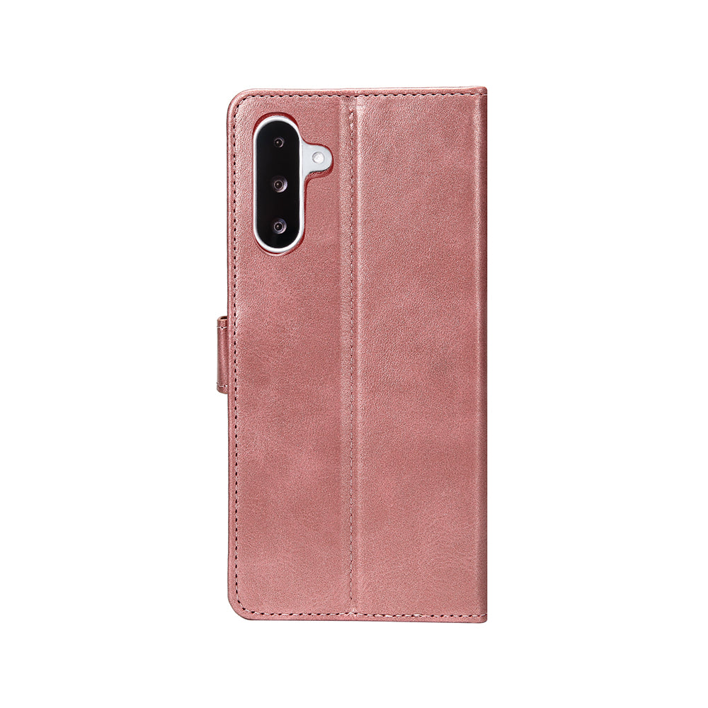 Rixus Bibliothèque pour Samsung Galaxy A26, A17 Rose