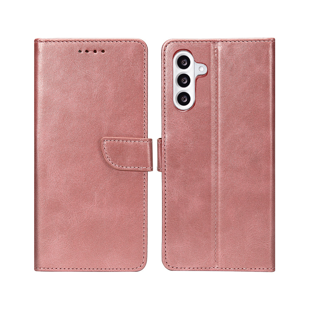 Rixus Bookcase Pour Samsung Galaxy A56 Rose