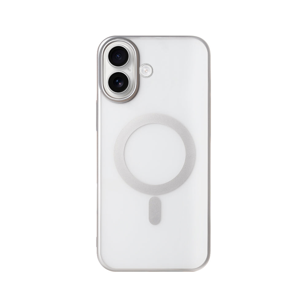 Rixus Instinct Mag Case For Apple iPhone 16 Plus Argent