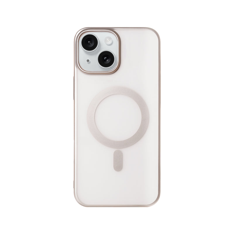 Rixus Instinct Mag Case For Apple iPhone 15 Gris titane