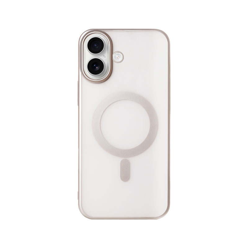Rixus Instinct Mag Case For Apple iPhone 16 Plus Gris Titane