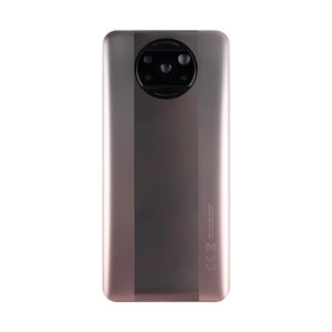 Coque arrière Xiaomi Poco X3 Pro avec objectif métallique bronze OEM