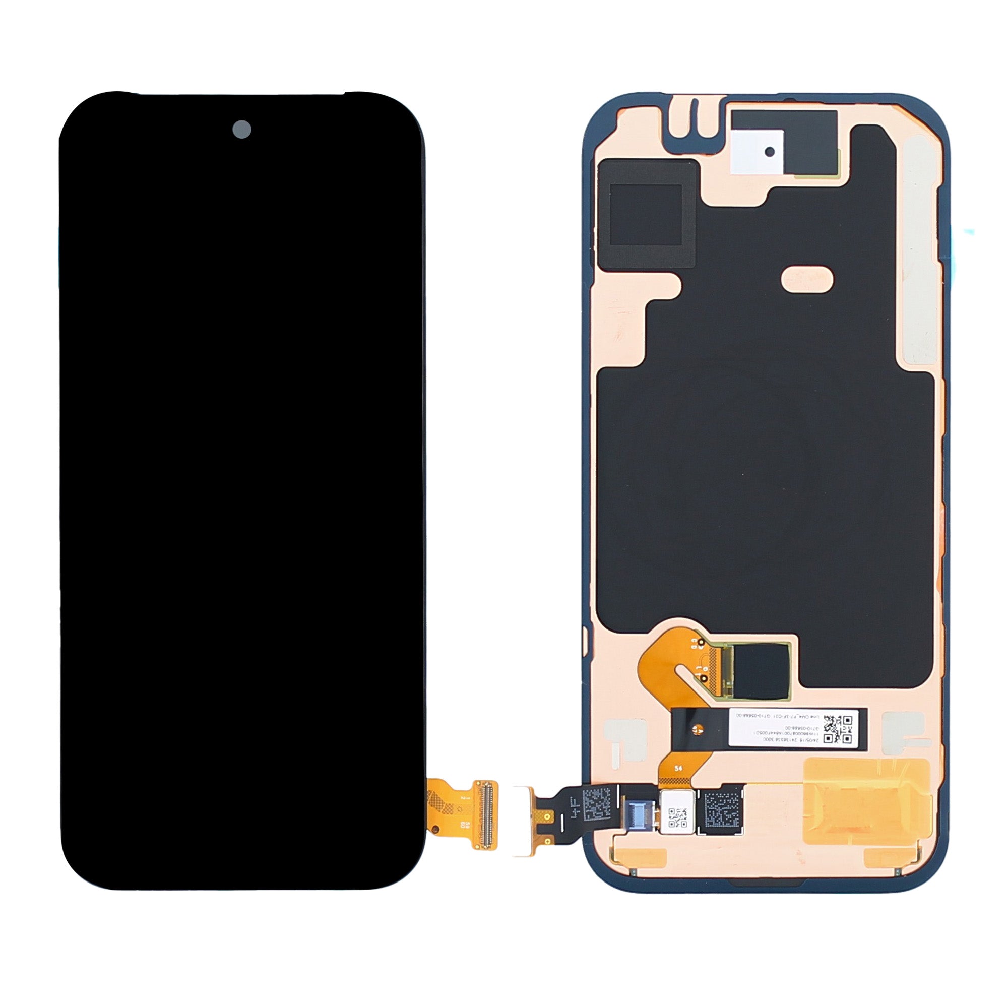 Google Pixel 9 Pro Écran et numériseur sans cadre Noir Service Pack