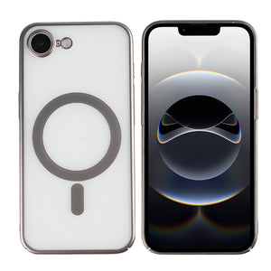 Rixus Instinct Mag Case For Apple iPhone 16e, 17e Titanium Grey