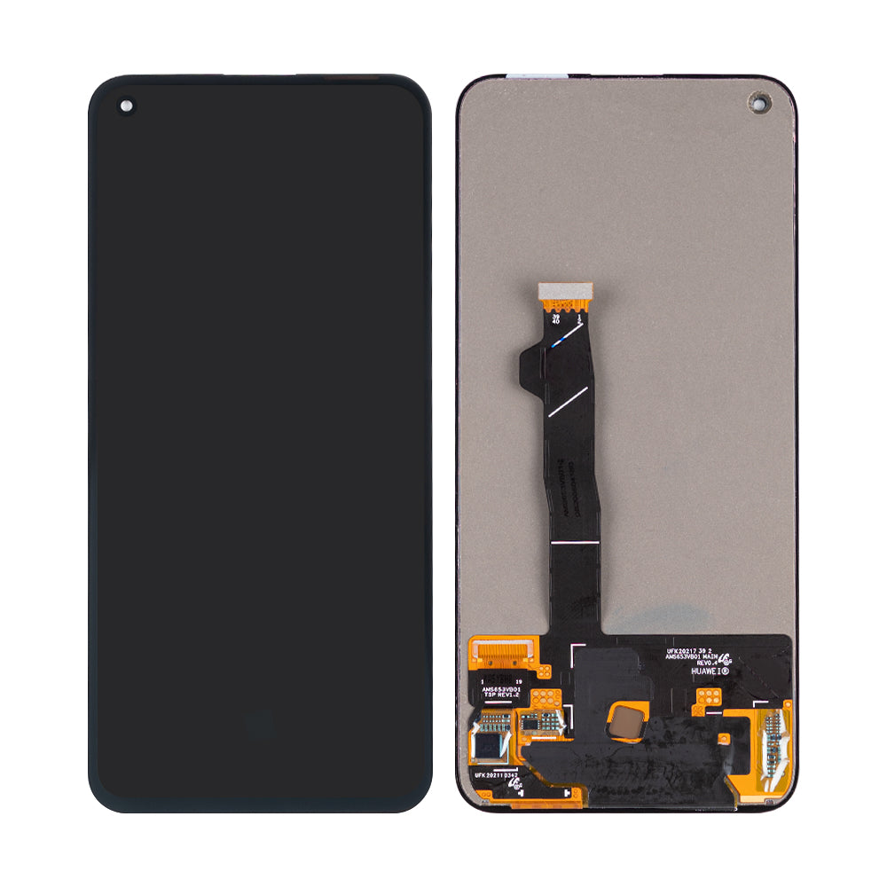 Écran et numériseur Huawei Nova 7 5G sans cadre, noir, OEM