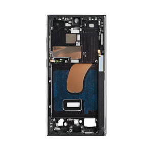 Samsung Galaxy S23 Ultra S918B Cadre central Graphite, Rouge OEM