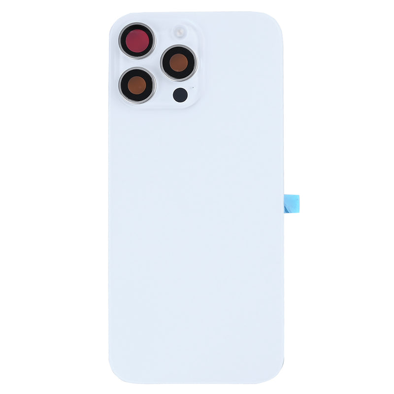 For Apple 16 Pro Max Boîtier avec petites pièces Titane blanc OEM