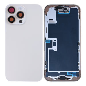 For Apple 16 Pro Max Boîtier avec petites pièces Desert Titanium OEM