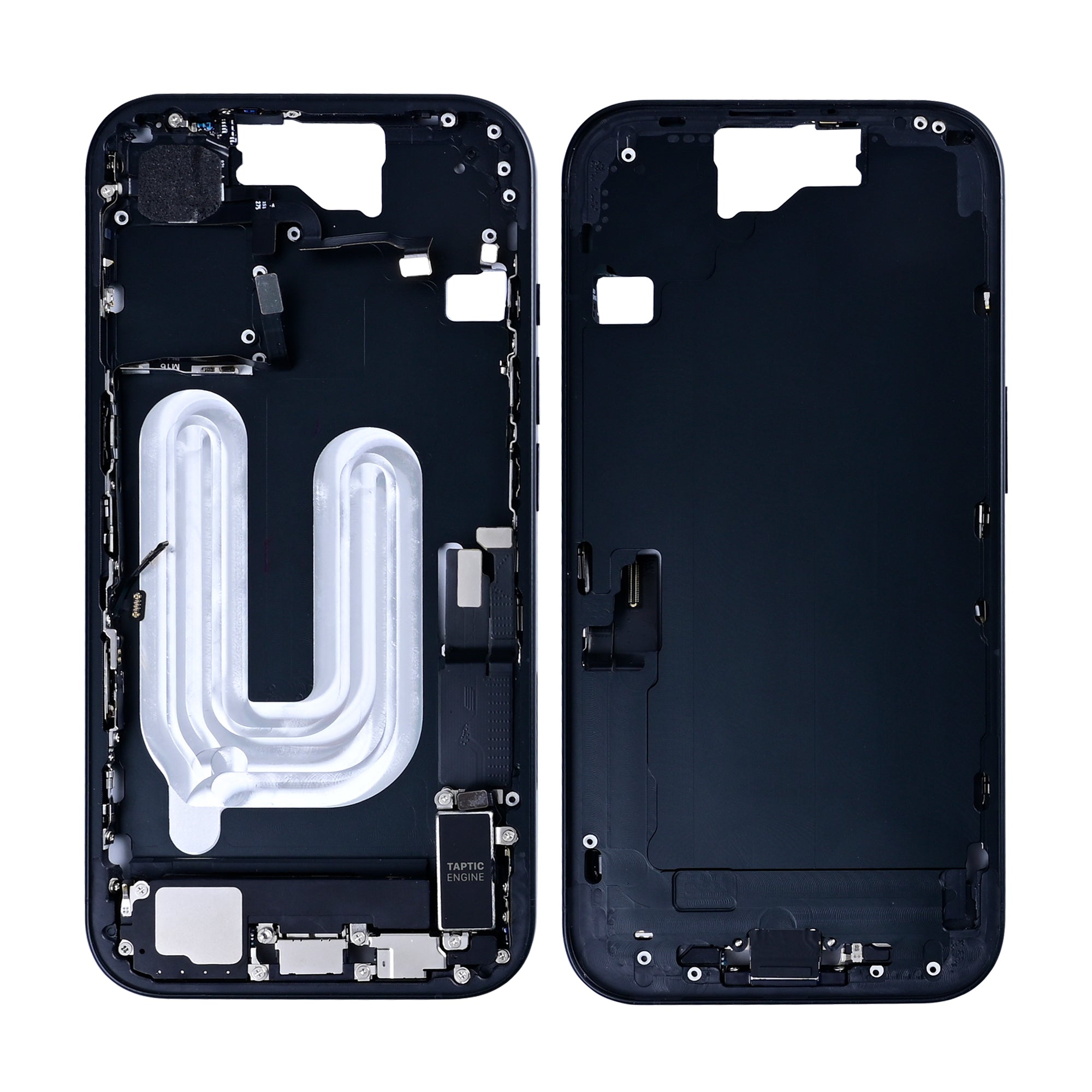 For Apple 16 Cadre central noir OEM