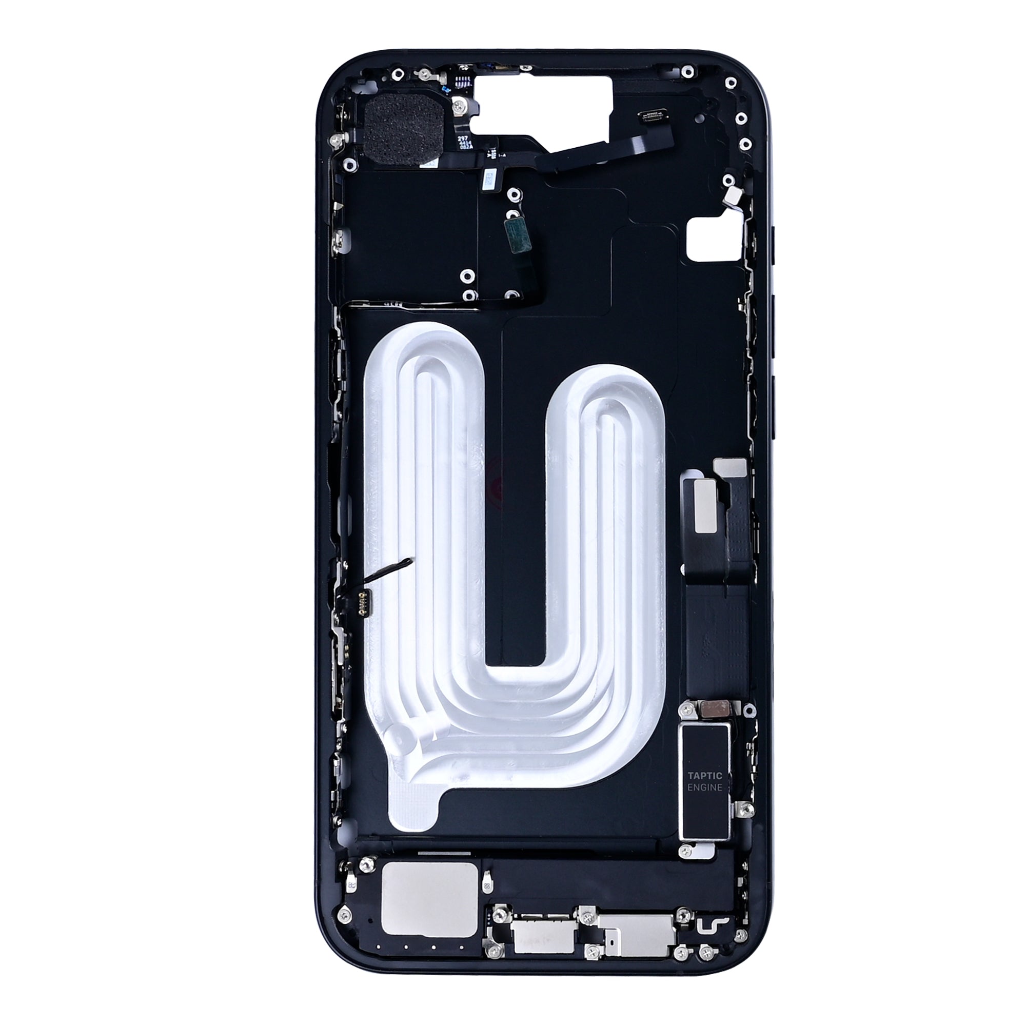 For Apple 16 Plus Cadre central noir OEM
