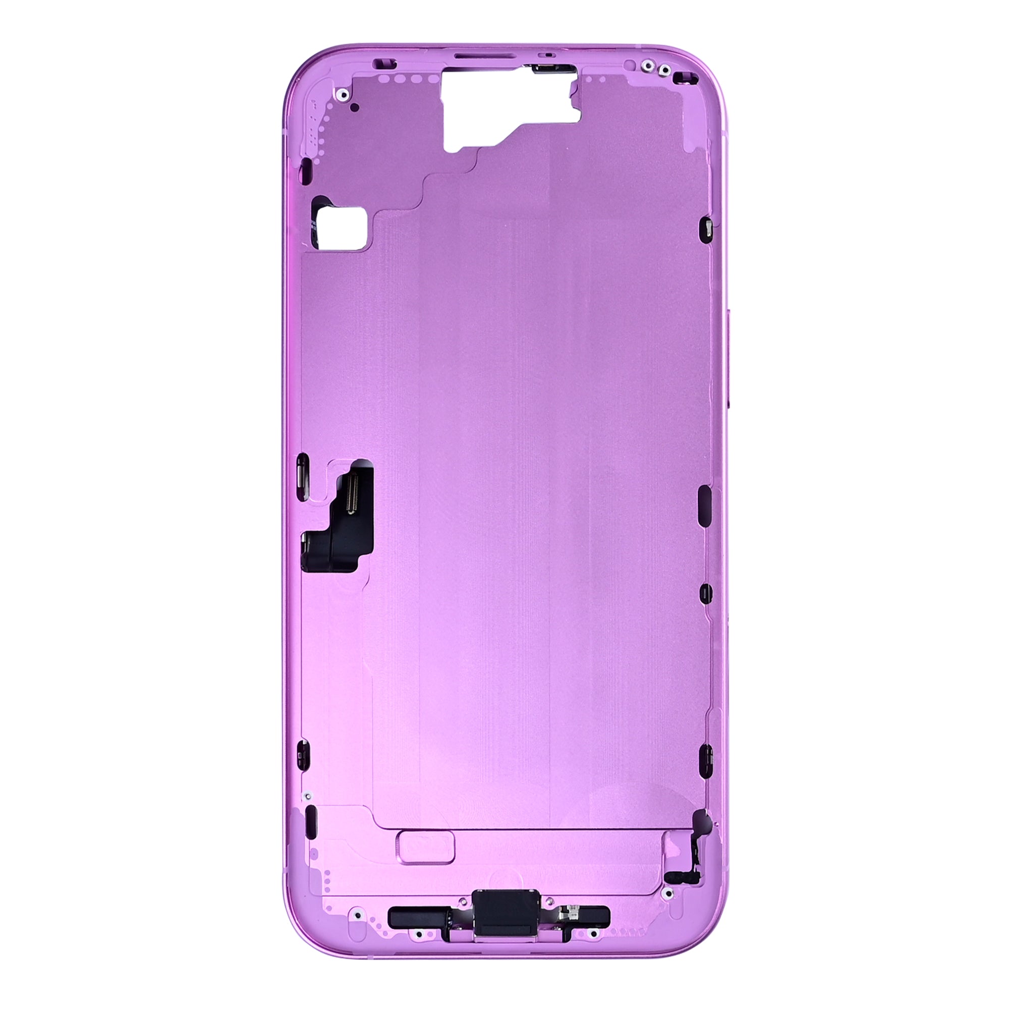 For Apple 16 Plus Cadre central rose OEM