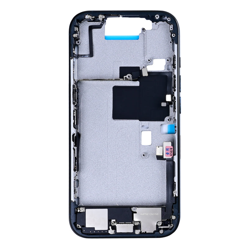 For Apple 16 Pro Cadre central Titane noir OEM