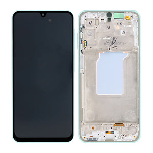 Écran et numériseur Samsung Galaxy A26 A266B avec cadre Mint Service Pack