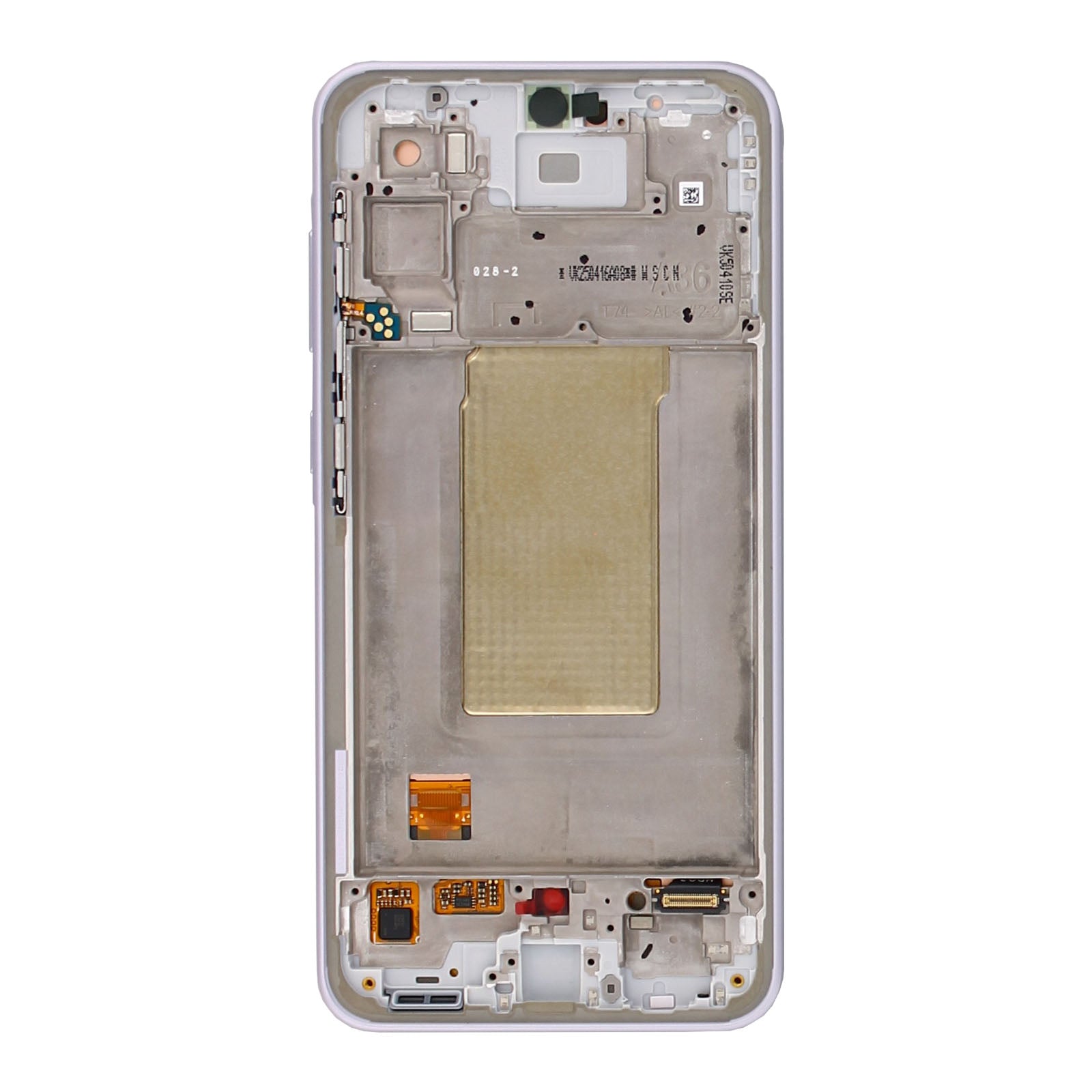 Écran et numériseur Samsung Galaxy A36 A366B avec cadre Lavender Service Pack