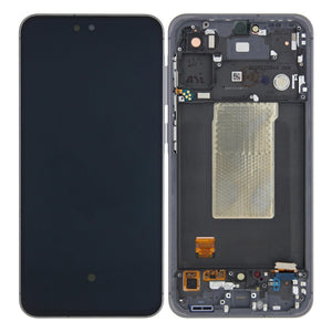 Écran et numériseur Samsung Galaxy A56 A566B avec cadre graphite préassemblé