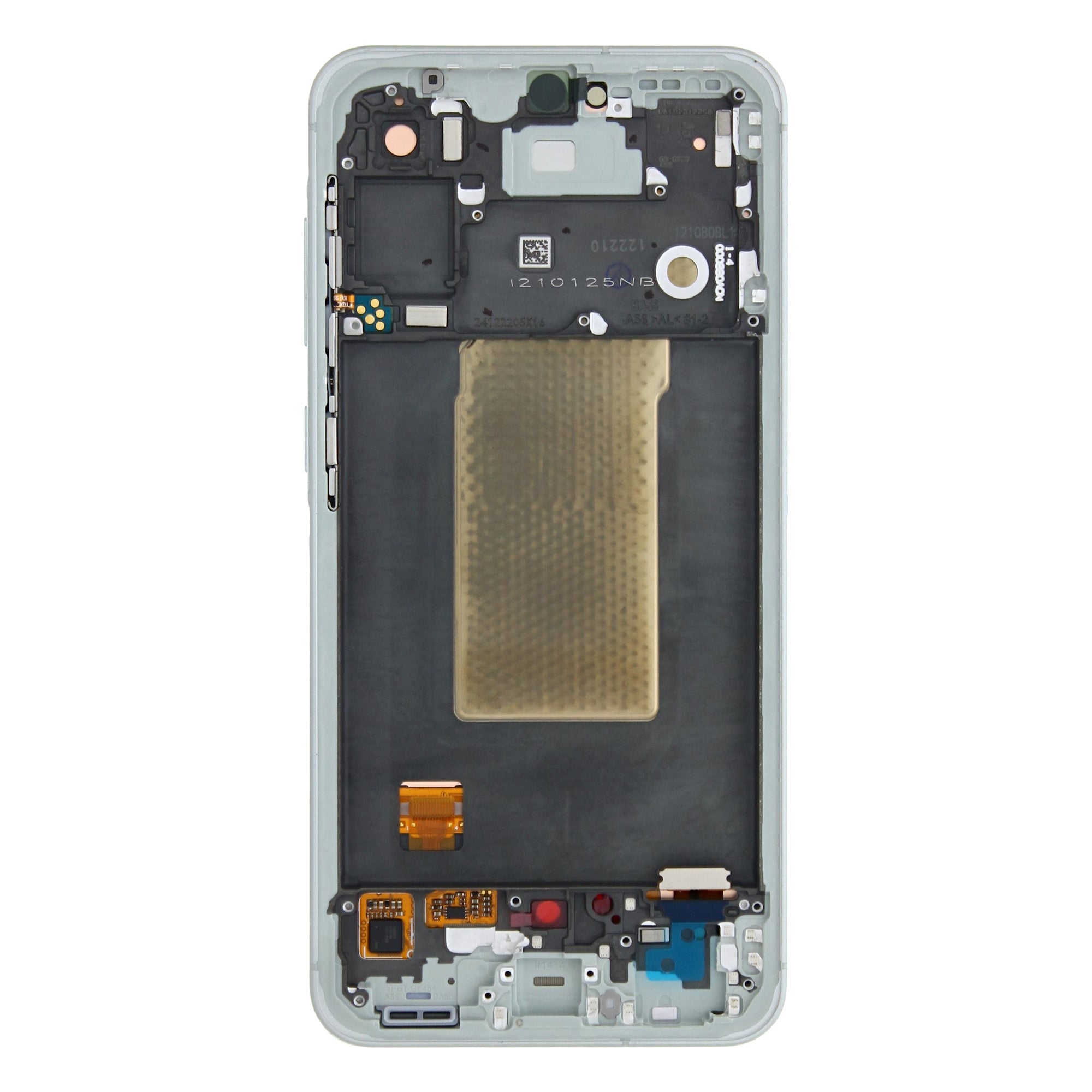 Écran et numériseur Samsung Galaxy A56 A566B avec cadre gris clair pré-assemblé