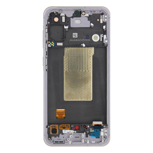 Écran et numériseur Samsung Galaxy A56 A566B avec cadre rose pré-assemblé