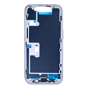For Apple 16 Pro Cadre central Titane blanc OEM