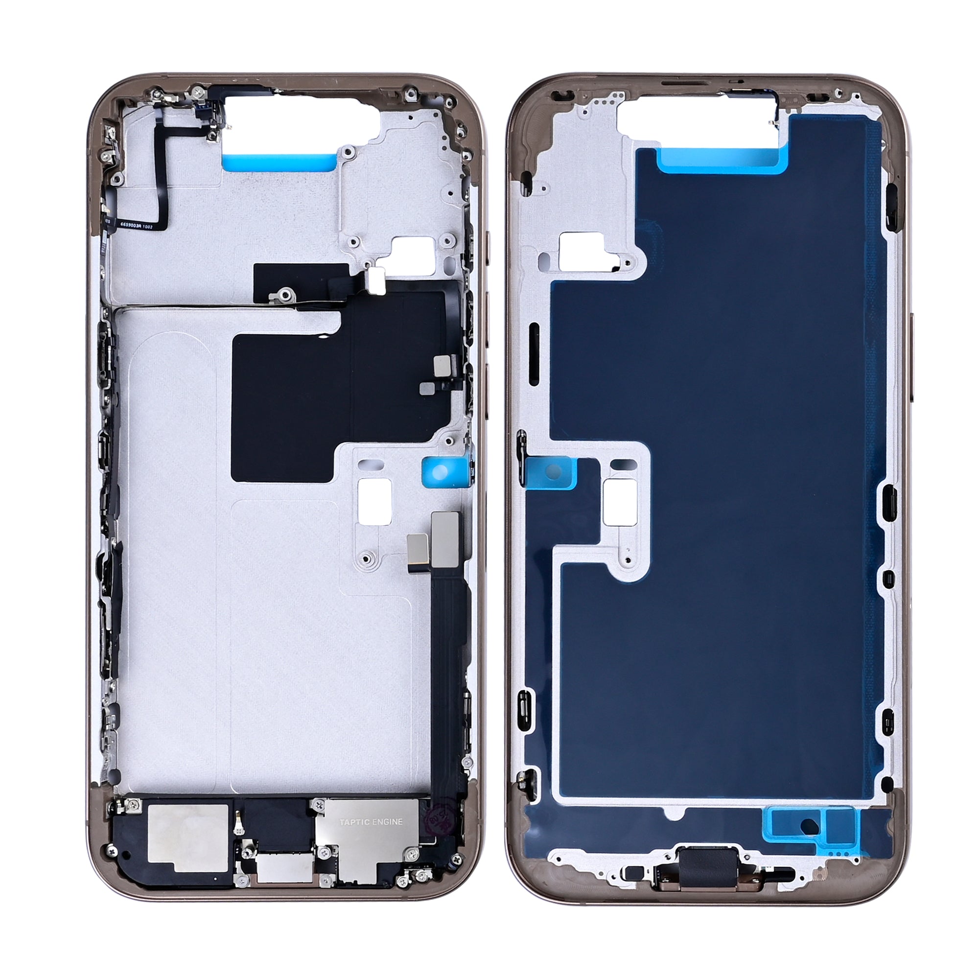 For Apple 16 Pro Max Cadre central Titane désert OEM