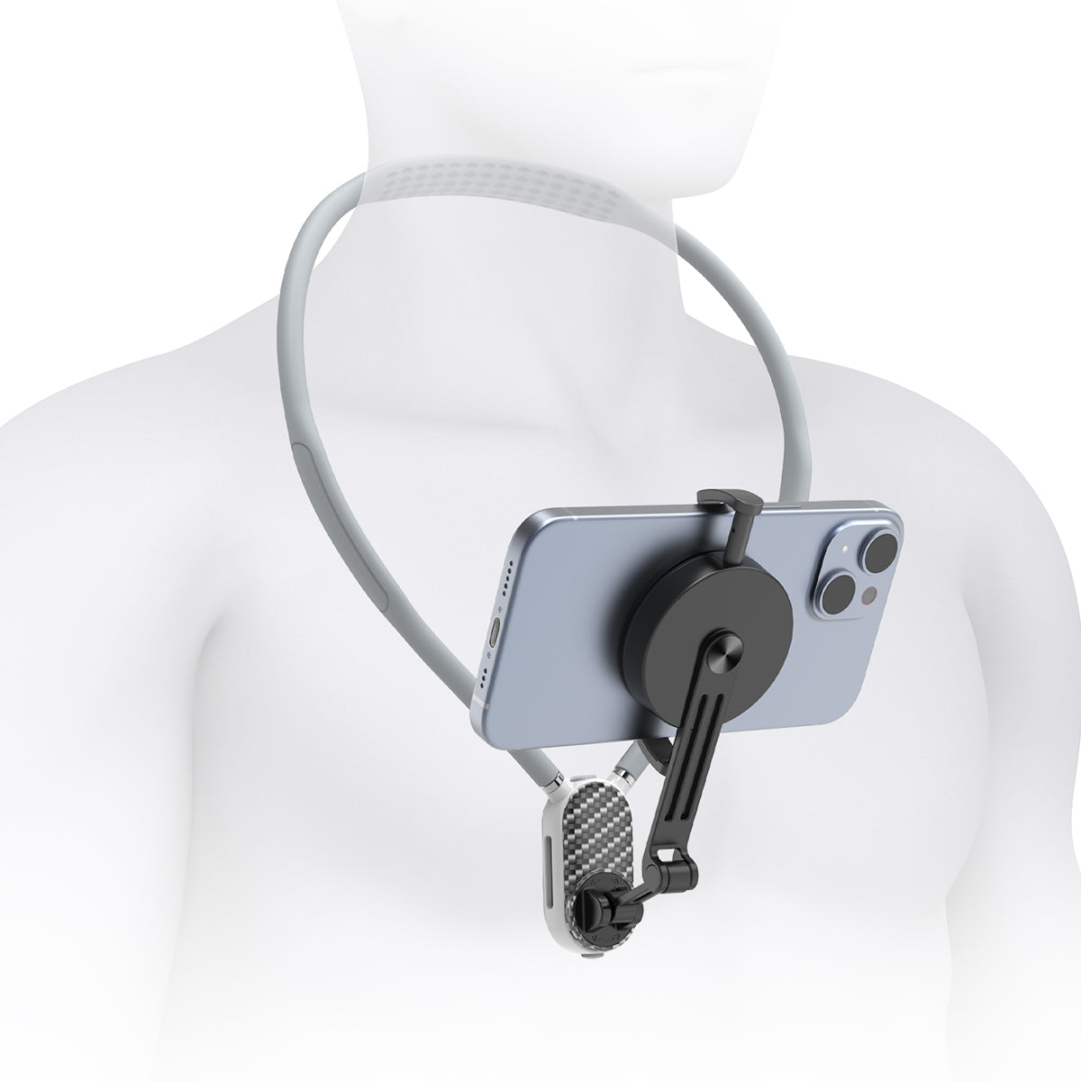 Rixus RXHM01 Support de cou magnétique noir
