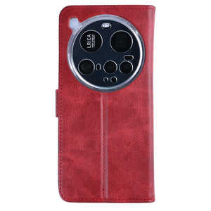 Bibliothèque Rixus pour Xiaomi 15 Ultra Rouge foncé