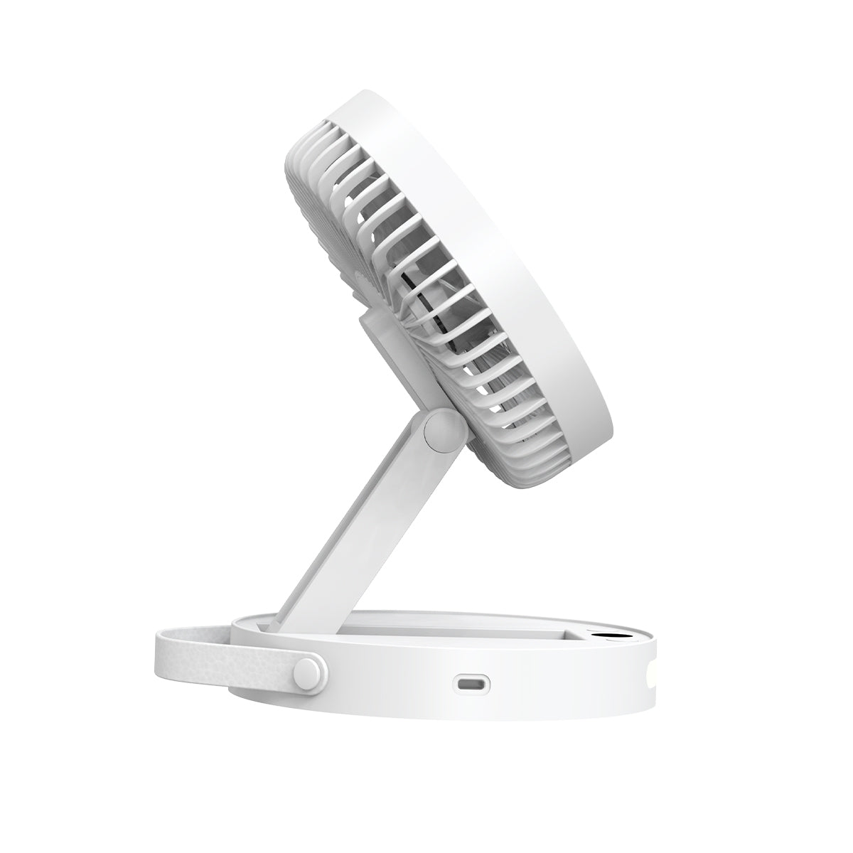 Rixus RXBF03 Ventilateur portable de bureau à batterie Blanc