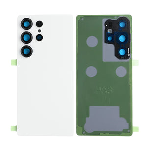 Coque arrière Samsung Galaxy S25 Ultra S938B avec objectif Titanium White Silver OEM