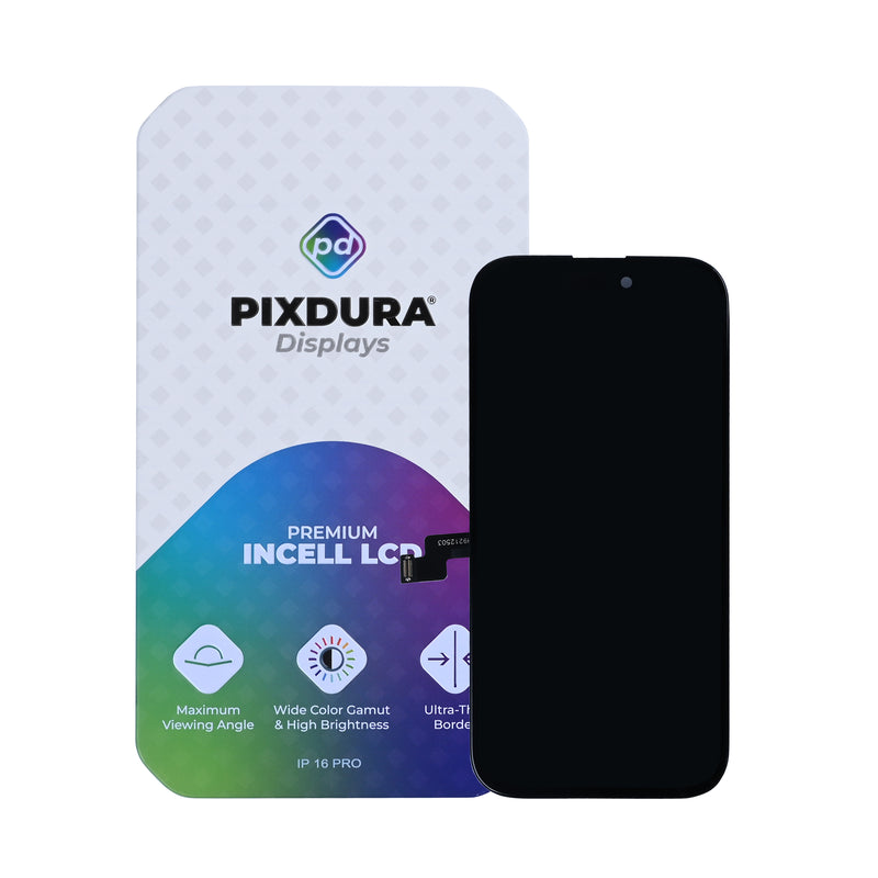 PIXDURA For Apple 16 Pro Max Écran et numériseur In-Cell Premium (120 Hz)