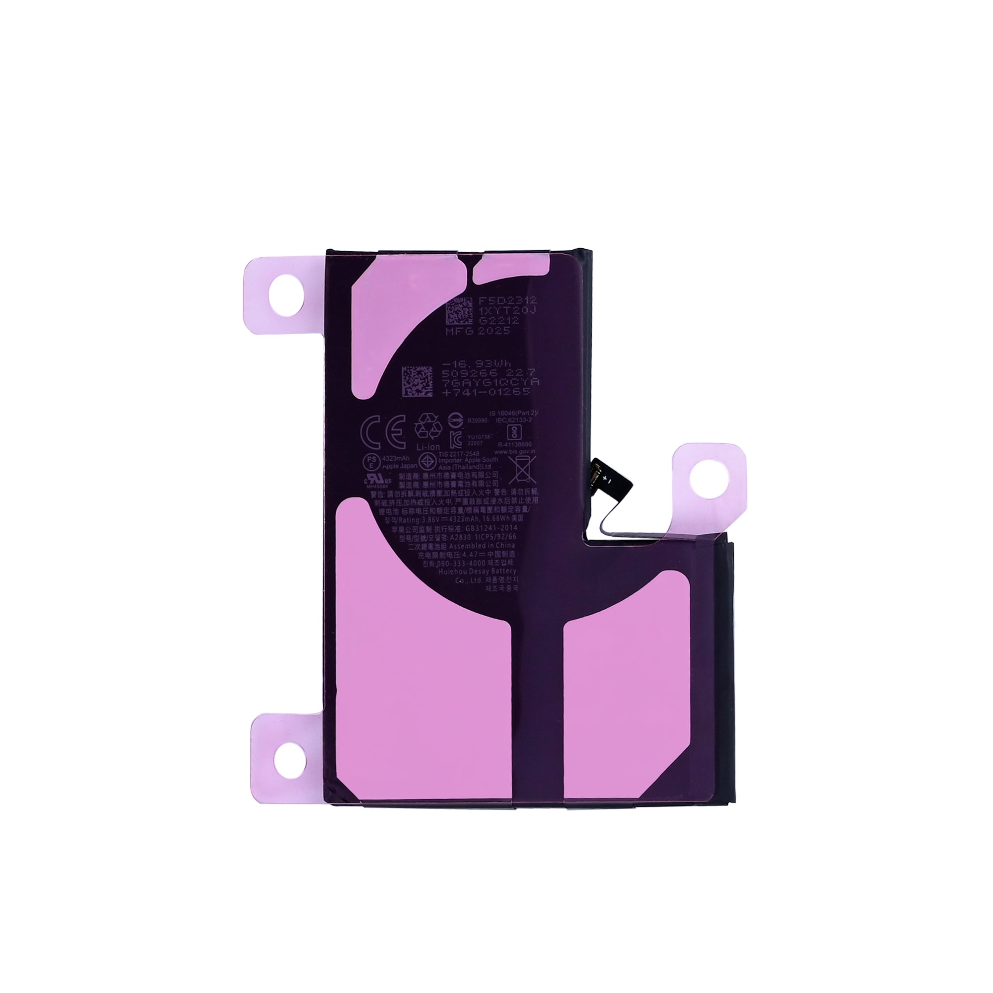 For Apple 14 Pro Max Batterie 661-30397 d'origine