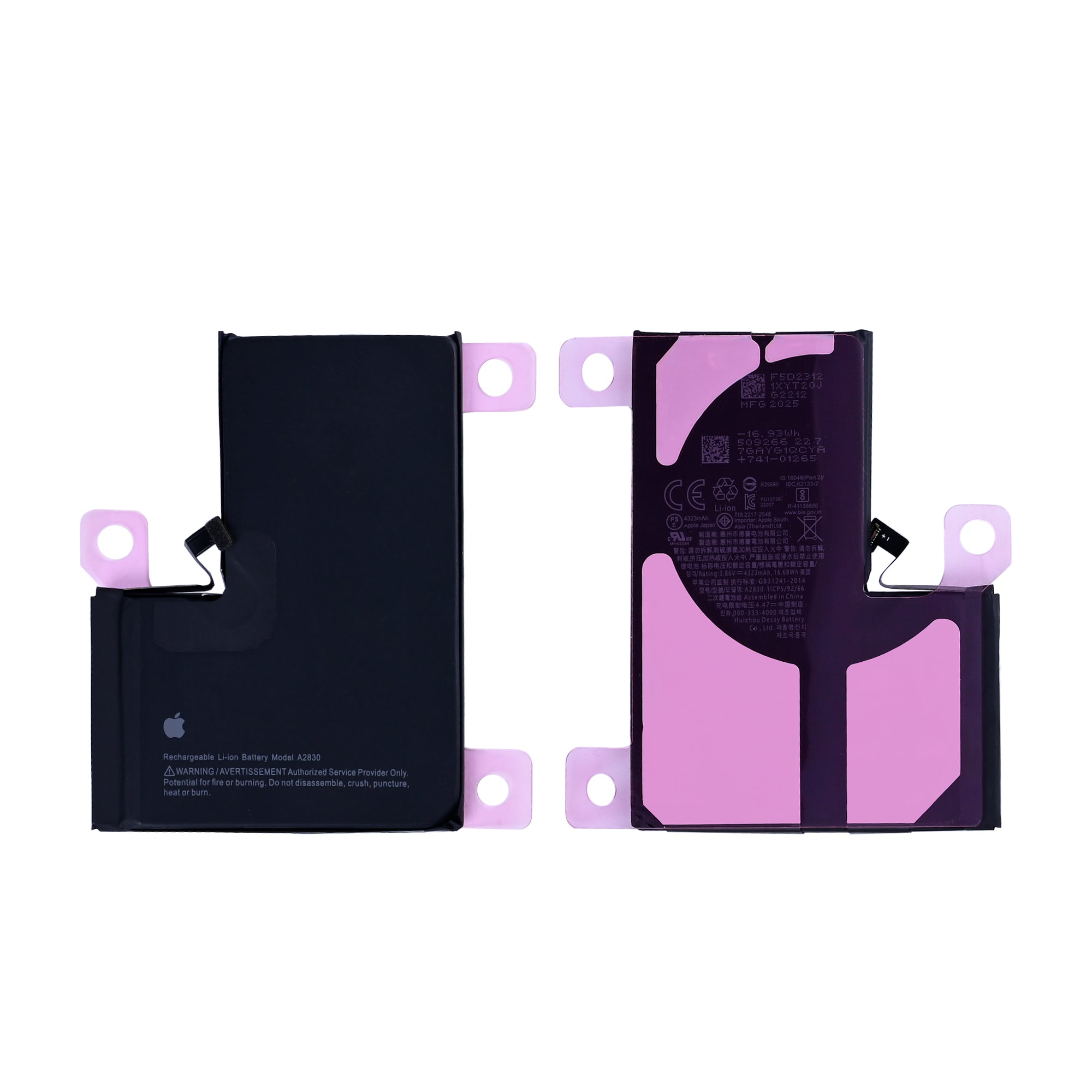 For Apple 14 Pro Max Batterie 661-30397 d'origine