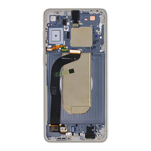 Samsung Galaxy S25 Edge S937B Écran et numériseur avec cadre Titanium Silver Service Pack