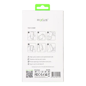 Rixus Classic 02 Case With MagSafe Compatible For Apple iPhone 14 Plus Black