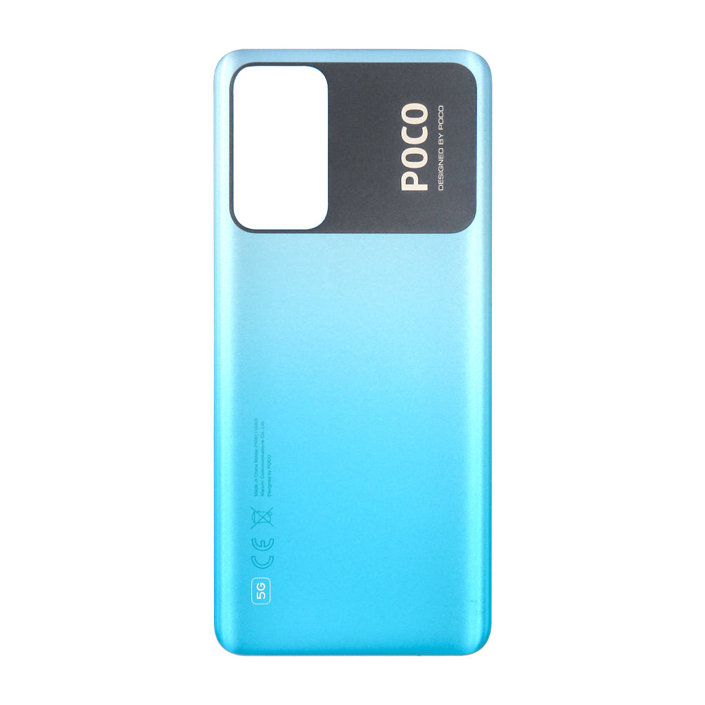 Coque arrière Xiaomi Poco M4 Pro 5G sans objectif, bleu froid, OEM