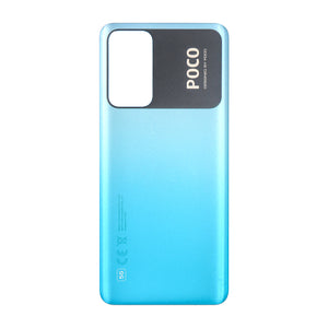 Coque arrière Xiaomi Poco M4 Pro 5G sans objectif, bleu froid, OEM