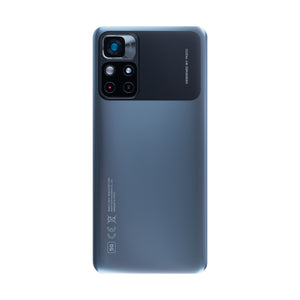 Coque arrière Xiaomi Poco M4 Pro 5G avec objectif Power Black OEM