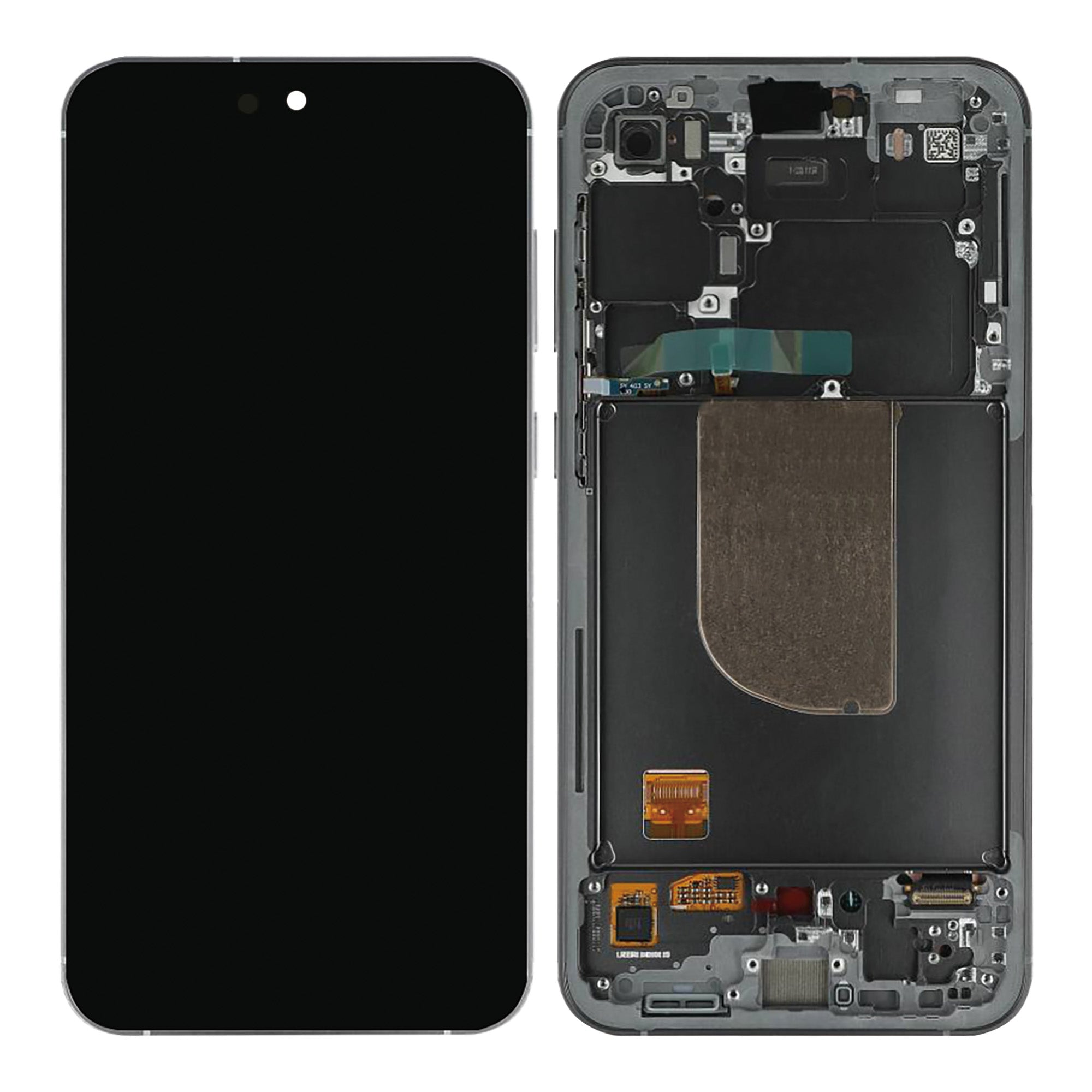 Samsung Galaxy S23 FE S711B Écran et numériseur avec cadre Graphite Service Pack
