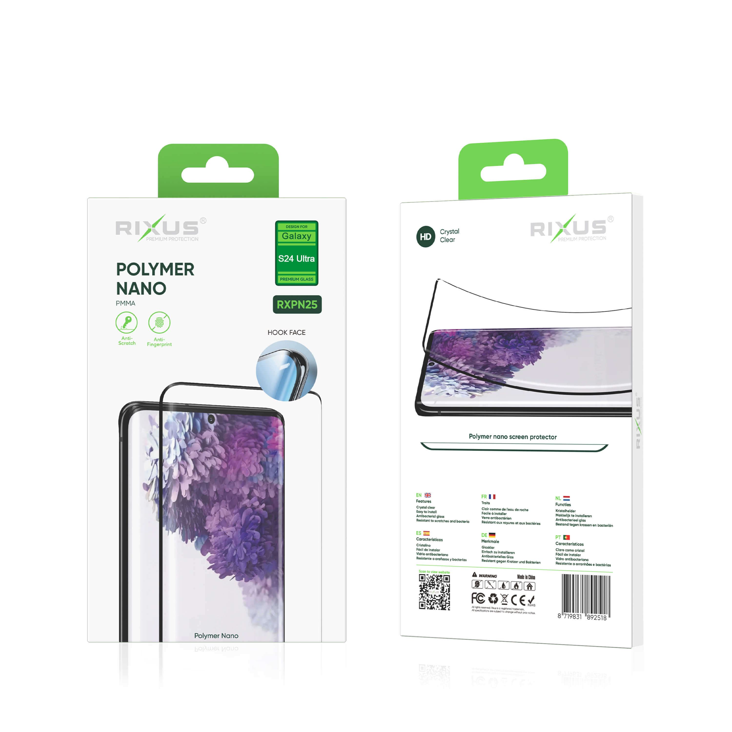 Rixus Polymer Nano Glass Pour Samsung Galaxy S24 Ultra