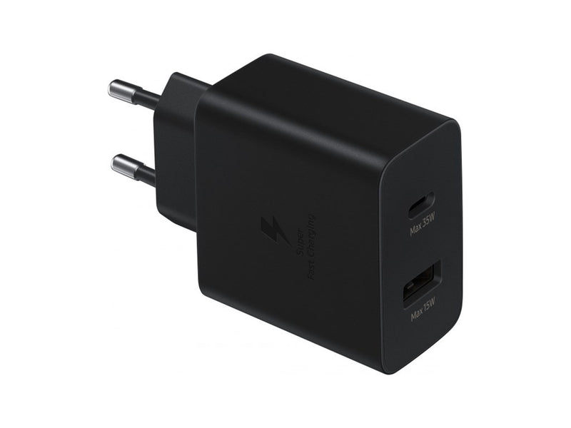 Samsung EP-TA220NBEGEU Adaptateur Type-C rapide Duo 35W Noir Original
