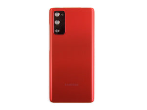 Coque arrière Samsung Galaxy S20 FE 5G G781B avec objectif rouge nuage OEM