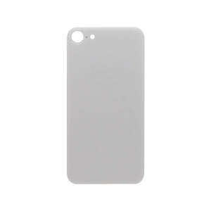 For Apple 8 Verre arrière, cadre d'appareil photo agrandi Compatible avec le blanc