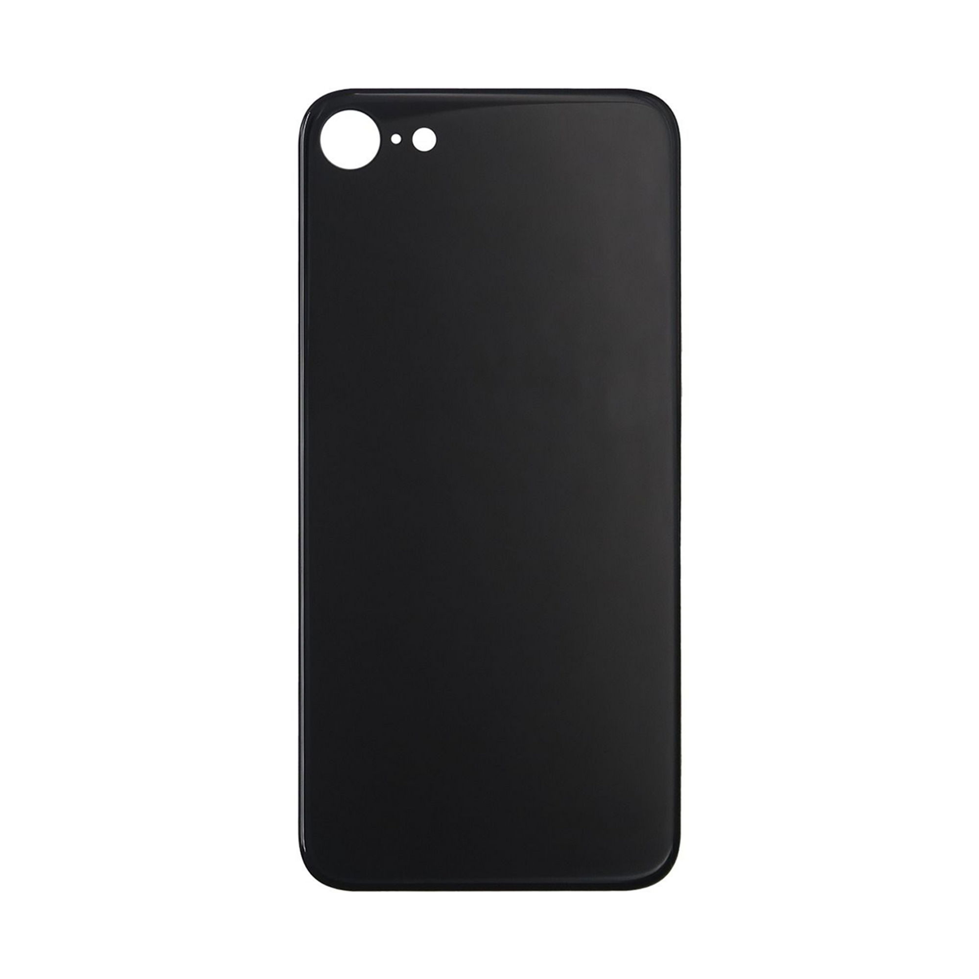 For Apple 8 Verre arrière, cadre d'appareil photo agrandi Noir Compatible