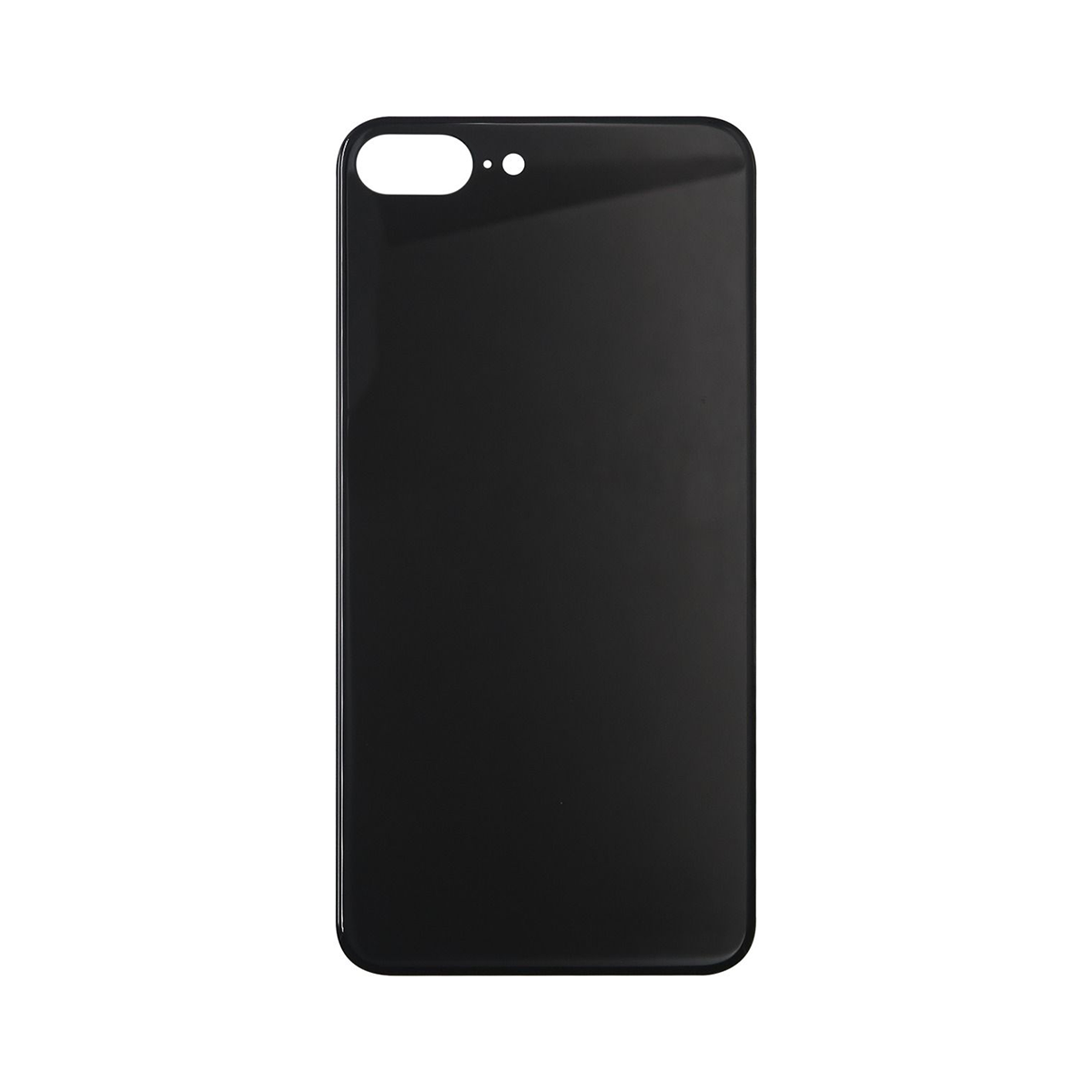 For Apple 8 Plus Verre arrière, cadre d'appareil photo agrandi Noir Compatible