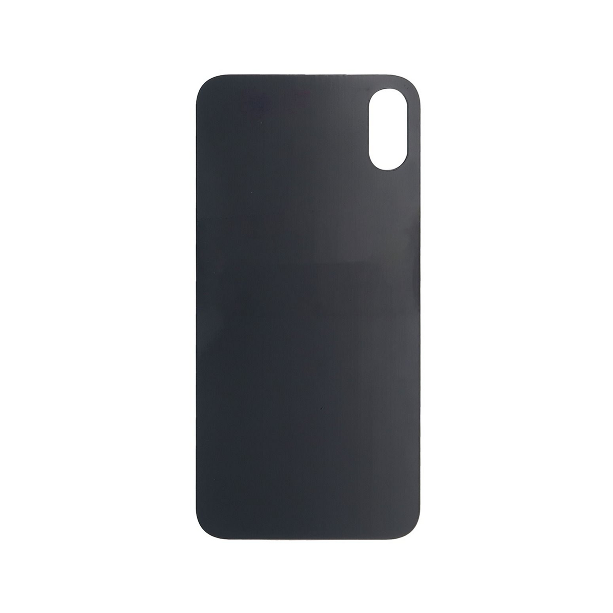 For Apple X Verre arrière, cadre d'appareil photo agrandi Compatible avec le blanc