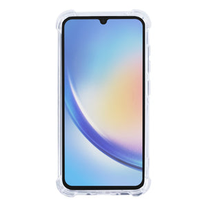 Étui anti-éclatement Rixus pour Samsung Galaxy A34 transparent