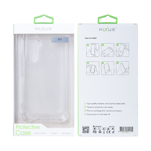 Rixus Anti-Burst Case For Samsung Galaxy A54 Transparent