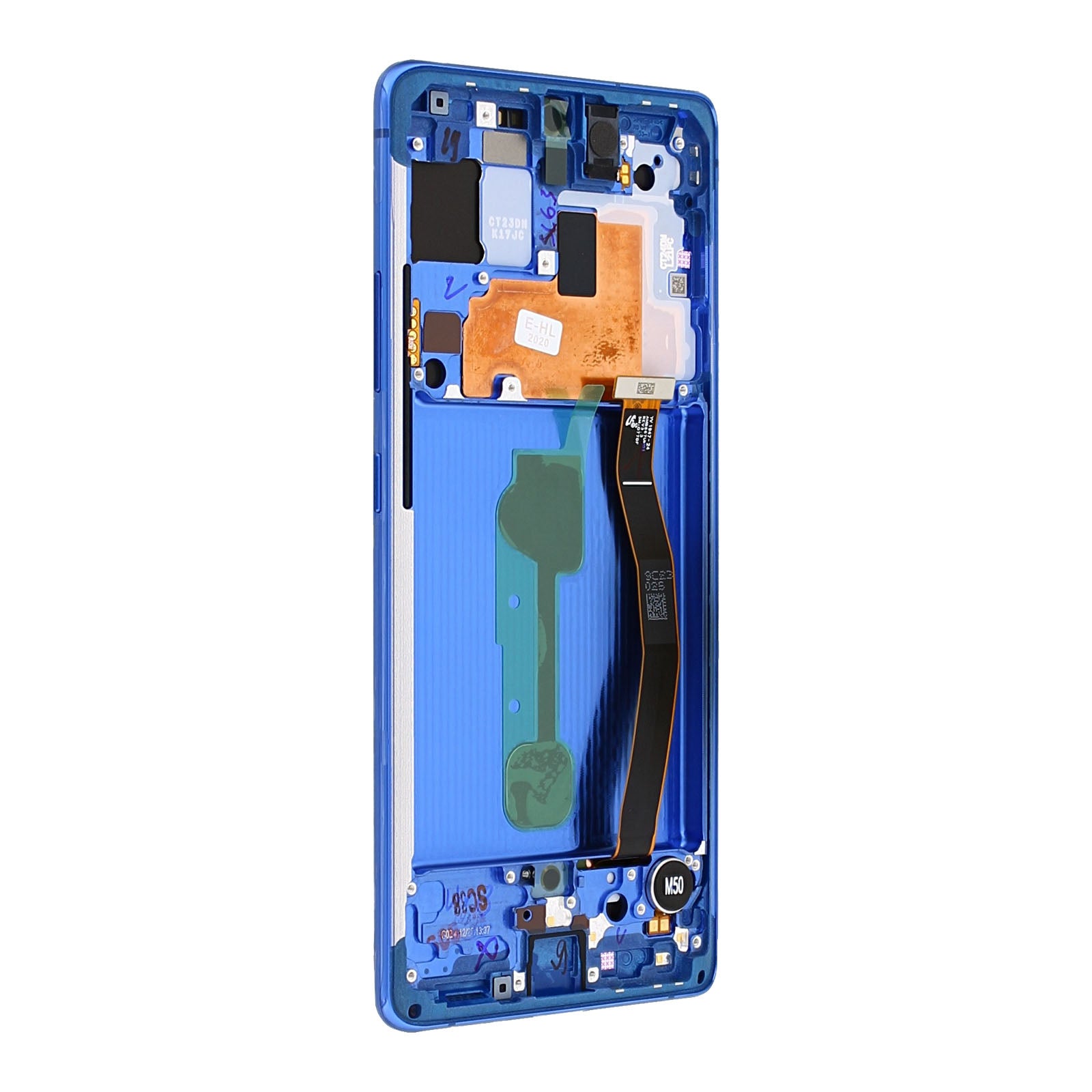 Samsung Galaxy S10 Lite G770F Écran et numériseur avec cadre bleu prisme Service Pack
