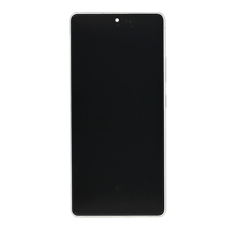 Samsung Galaxy S10 Lite G770F Écran et numériseur avec cadre Prism White Service Pack