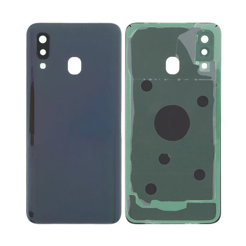 Coque arrière Samsung Galaxy A40 A405F avec objectif noir OEM