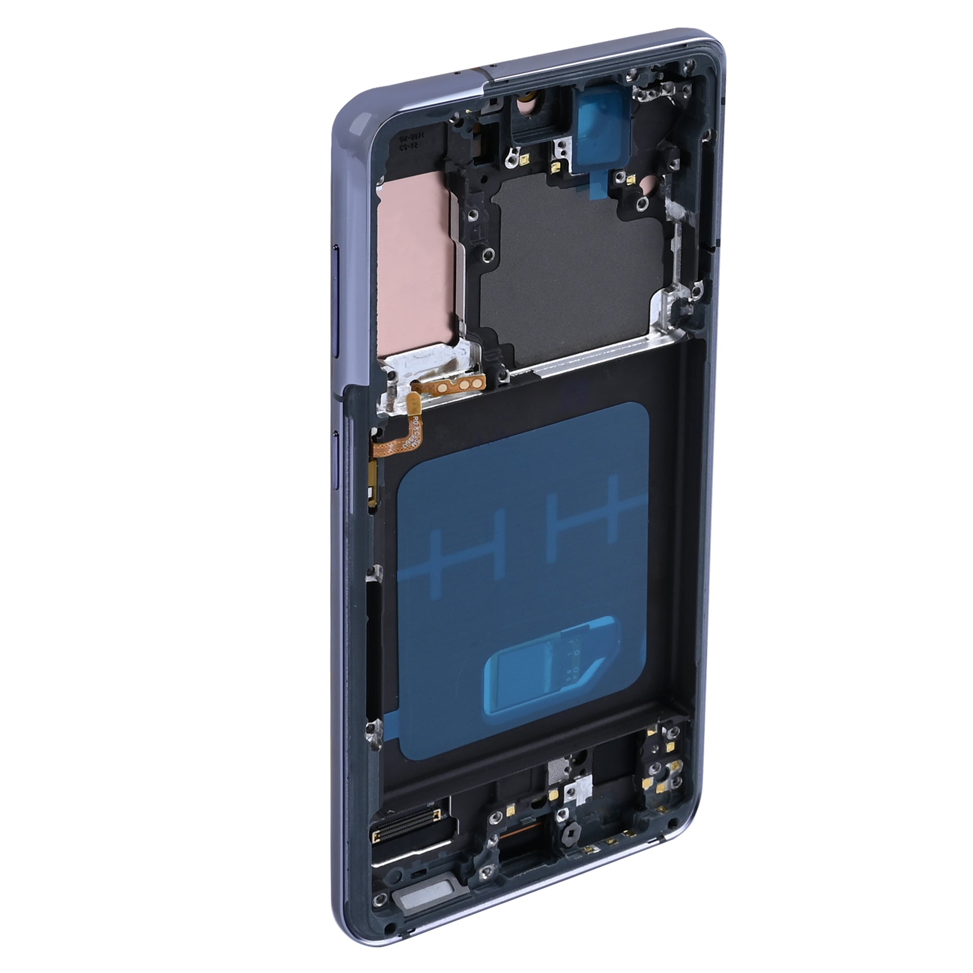 Samsung Galaxy S21 G991B Écran et numériseur avec cadre gris fantôme Soft-OLED